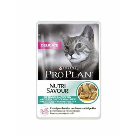 Proplan nutrisavour Délicate poisson 85g catégorie ( pâtée chat)