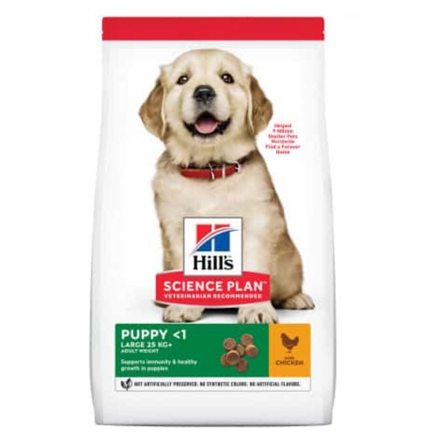 Hill's Puppy 14kg – Croquettes complètes pour chiots de races moyennes, soutien croissance optimale et développement cérébral
