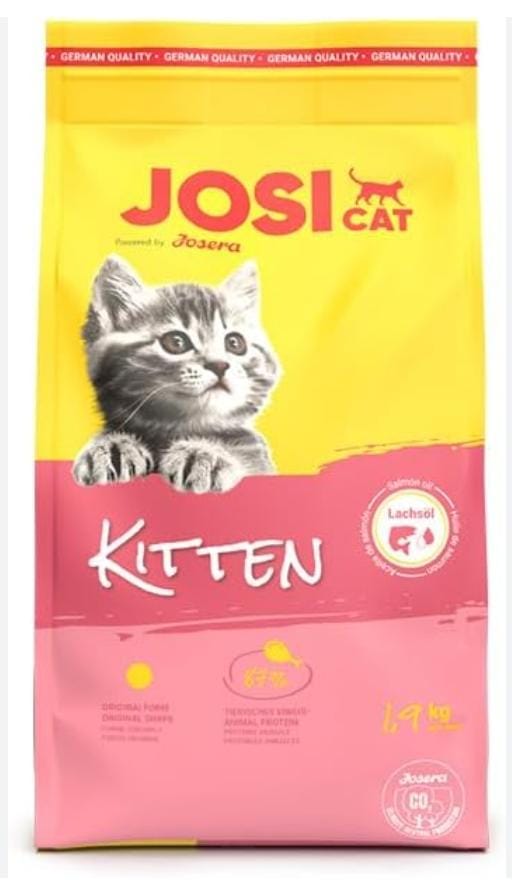 Josicat Kitten 1,9kg – Croquettes complètes pour chatons en croissance, gestantes et allaitantes