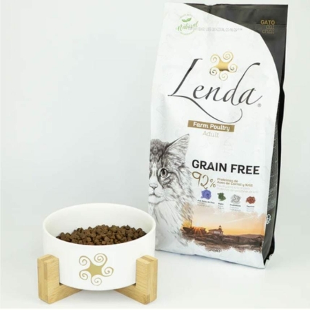 Lenda Croquette Adulte 2kg – Aliment naturel complet pour chats adultes, soutien digestif et vitalité