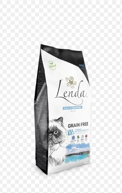 Lenda Light & Sterilised 2kg – Croquettes sans céréales pour chats adultes stérilisés, contrôle du poids et santé articulaire
