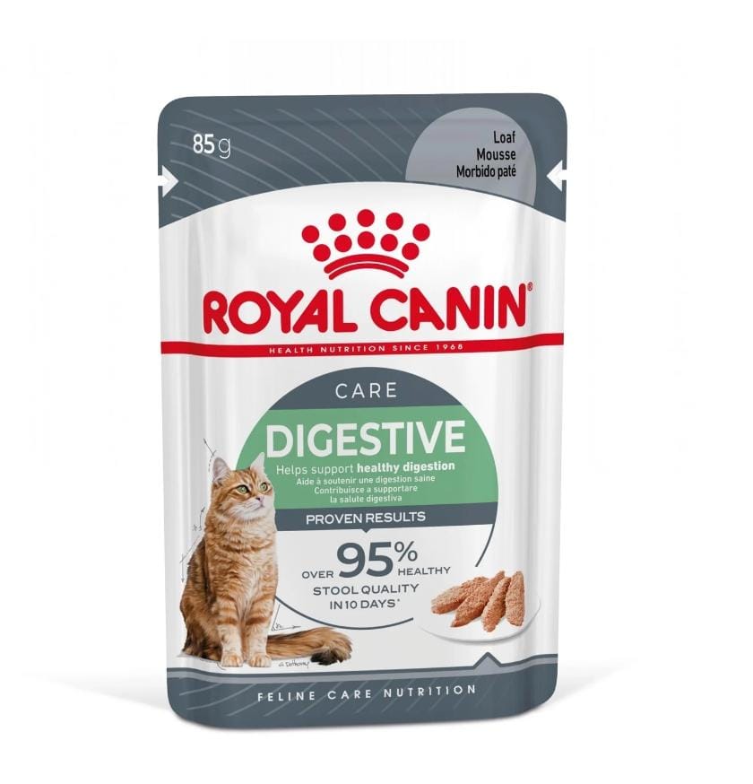 Royal Canin Digestive Care 85g – Pâtée savoureuse pour chat adulte, digestion sensible et confort digestif