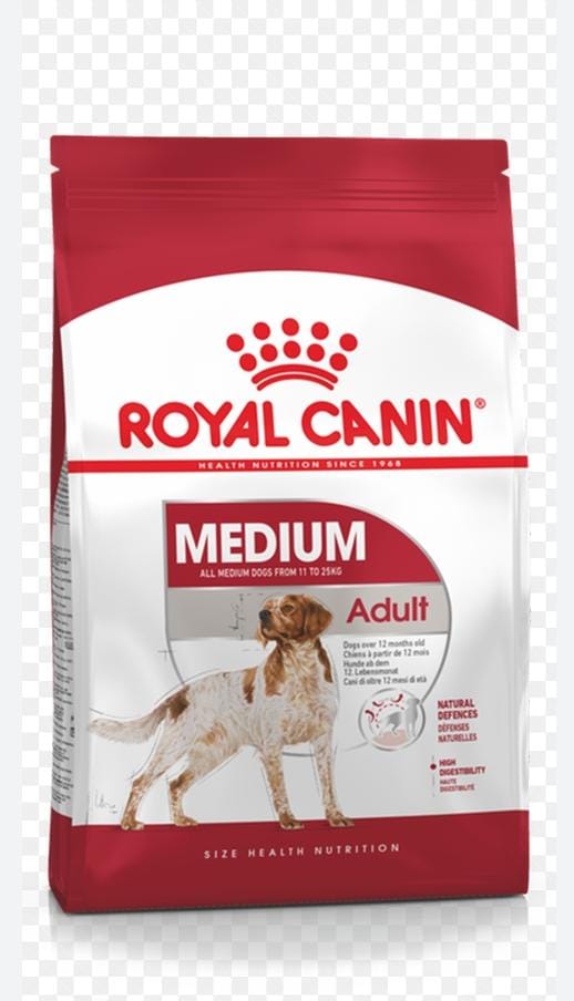 Royal Canin Medium Adult 4kg/15kg – Croquettes pour chiens adultes de taille moyenne, nutrition équilibrée pour vitalité et santé optimale