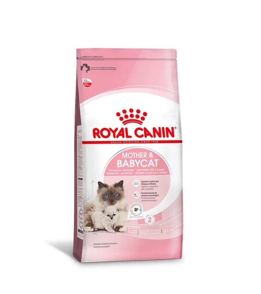 Royal Canin Mother & Babycat 400g / 2kg / 4kg – Croquettes spécialement formulées pour chattes en gestation, lactation et chatons en croissance