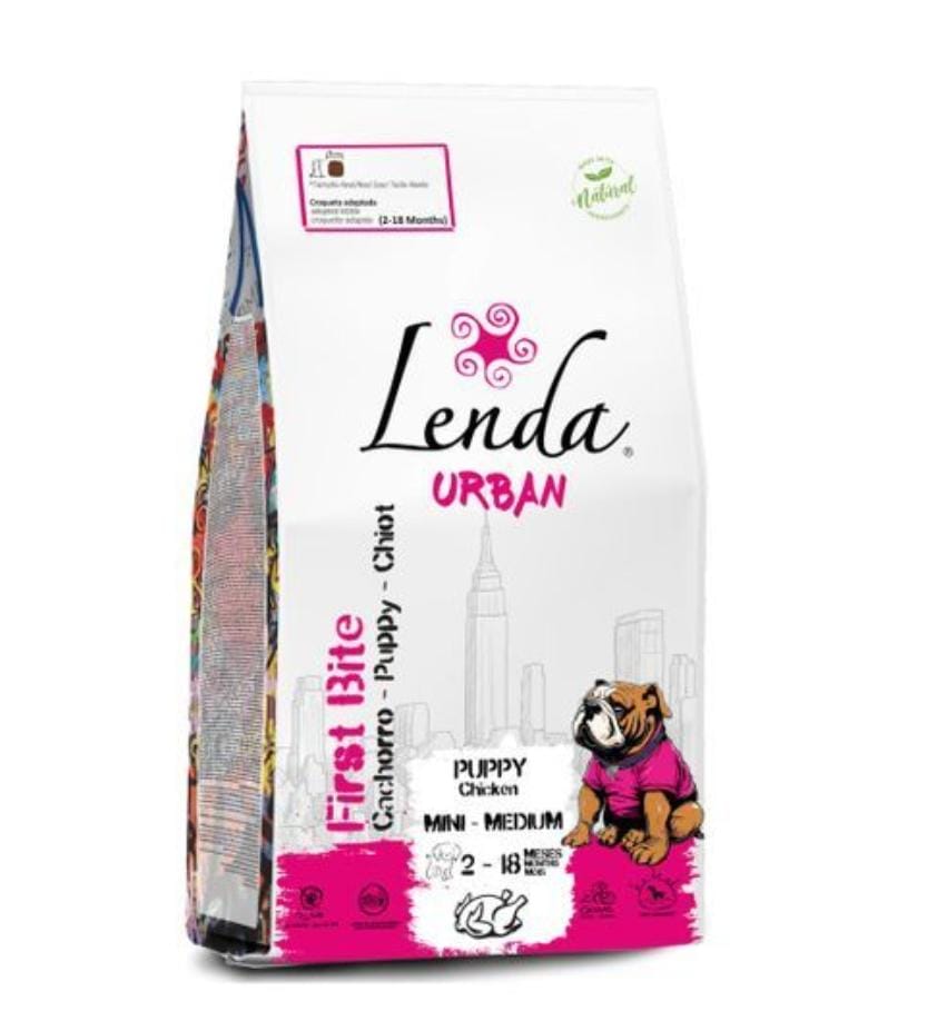 Croquettes Lenda Urban pour chiot 2kg – Croissance & vitalité | AnimaleriePP Maroc