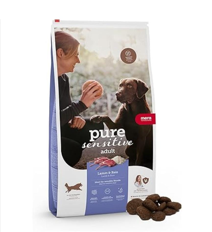 Croquettes Mera PURE Sensitive Adult pour chien 4kg – Hypoallergéniques & digestes | AnimaleriePP Maroc