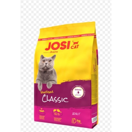 Croquettes JosiCat Sterilised Classic pour chat adulte 10kg – Spécial chats stérilisés | AnimaleriePP Maroc