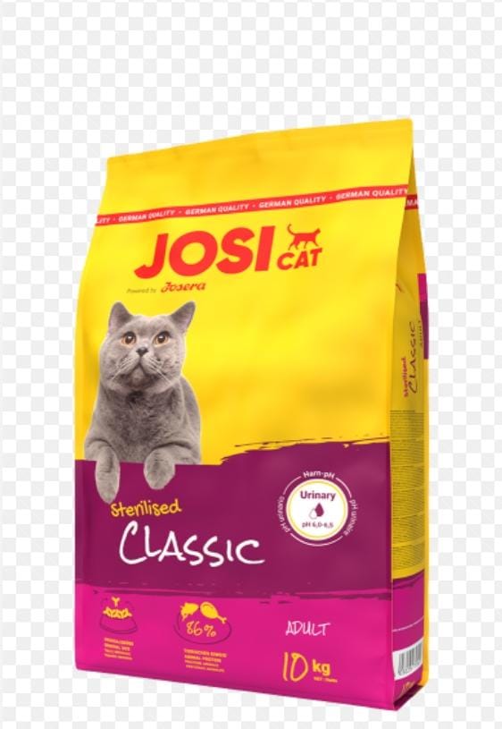 Croquettes JosiCat Sterilised Classic pour chat adulte 10kg – Spécial chats stérilisés | AnimaleriePP Maroc Croquettes JosiCat Sterilised Classic pour chat adulte 10kg – Spécial chats stérilisés | AnimaleriePP Maroc