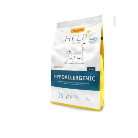 Croquettes Josera HELP Adult Hypoallergenic pour chat 2kg – Spécial chats sensibles & allergiques | AnimaleriePP Maroc
