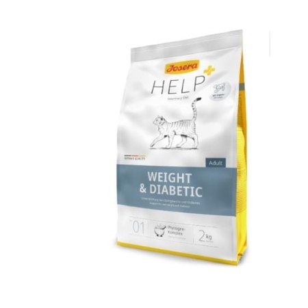 Croquettes Josera HELP Weight & Diabetic pour chat adulte 2kg – Gestion du poids & soutien diabétique | AnimaleriePP Maroc