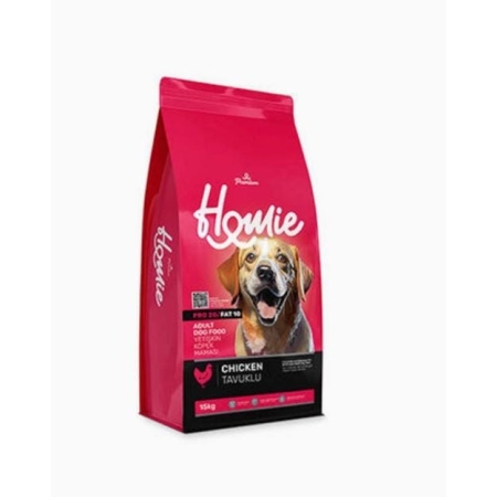 Croquettes Homie Adult Chicken (Tavaklu) pour chien adulte 15kg – Nutrition premium & haute énergie | AnimaleriePP Maroc