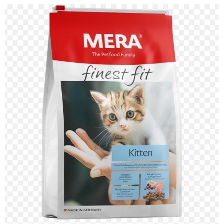 Croquettes Mera Finest Fit Kitten pour chaton – 4 kg, 38% protéines, volaille fraîche et fruits des bois | AnimaleriePP Maroc