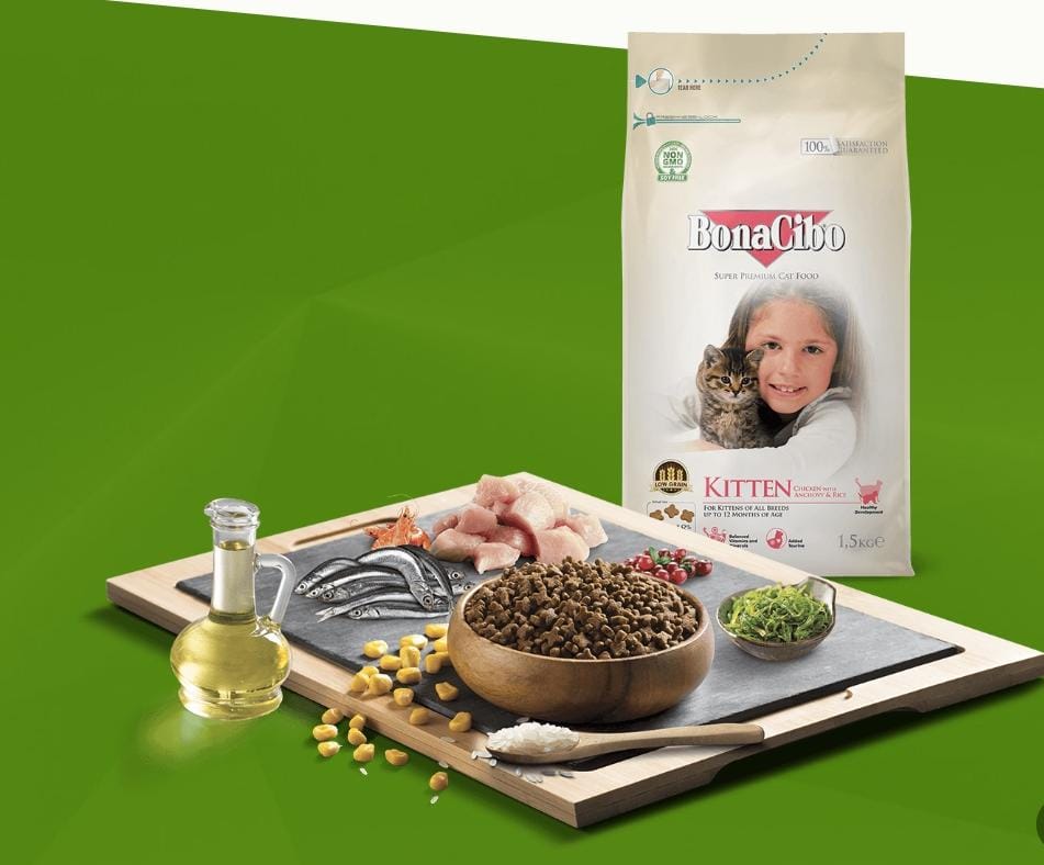 Croquettes BonaCibo Kitten pour chaton 1,5kg – Croissance saine & nutrition complète | AnimaleriePP Maroc