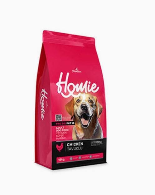 Croquettes Homie Adult Chicken (Tavaklu) pour chien adulte 15kg – Nutrition premium & haute énergie | AnimaleriePP Maroc