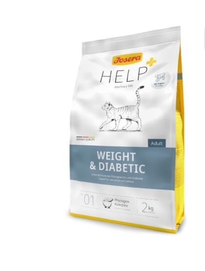 Croquettes Josera HELP Weight & Diabetic pour chat adulte 2kg – Gestion du poids & soutien diabétique | AnimaleriePP Maroc