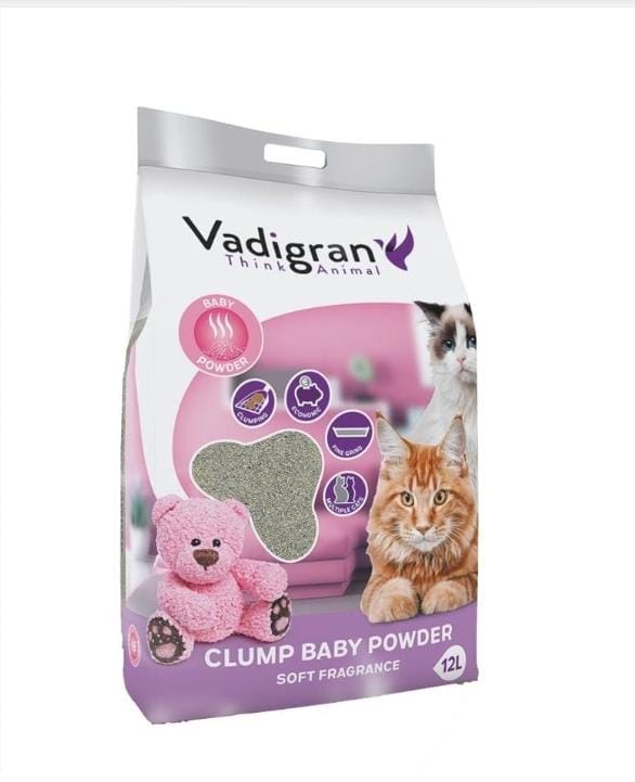 Litière Vadigran pour chat – 12 litres, absorbante et odorante | AnimaleriePP Maroc
