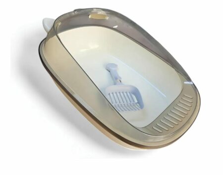 Bac transparent pour chat – Design moderne et fonctionnel