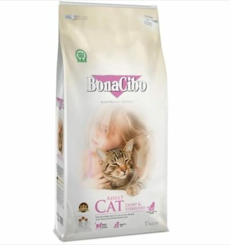 BonaCibo Croquettes pour chat – Sac 15kg – Nutrition complète et premium
