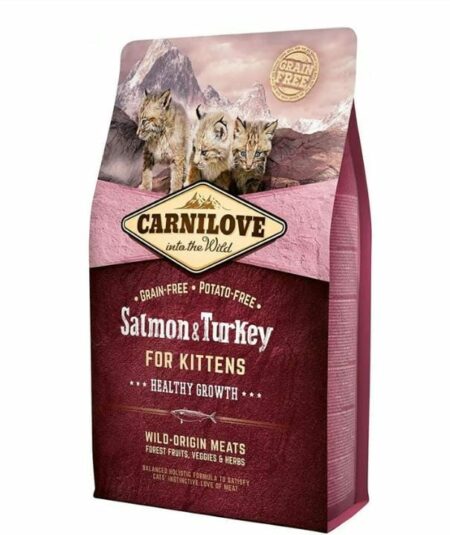 Carnilove Croquettes pour chaton – Sac 2kg – Nutrition naturelle et adaptée à la croissance