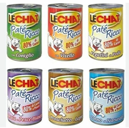 Le chat Rico Pâtée pour chat adulte – 400g – Alimentation savoureuse et équilibrée