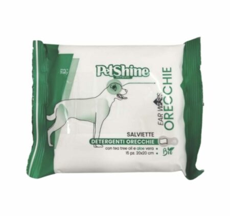 Petshine Lingettes Nettoyantes pour oreilles chat et chien – Lot 15pcs – Hygiène facile à Casablanca