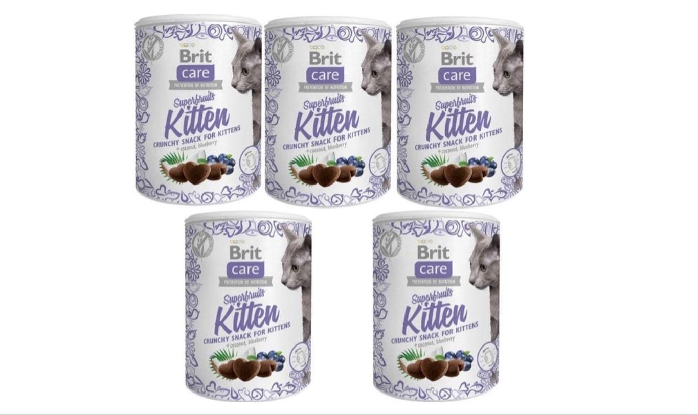 Brit Friandises croustillantes pour chaton – Sachet 100g