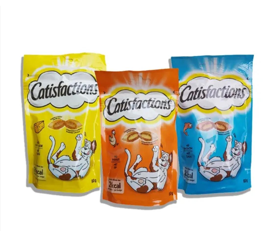 Catisfaction Friandises pour chat – Sachet 60g