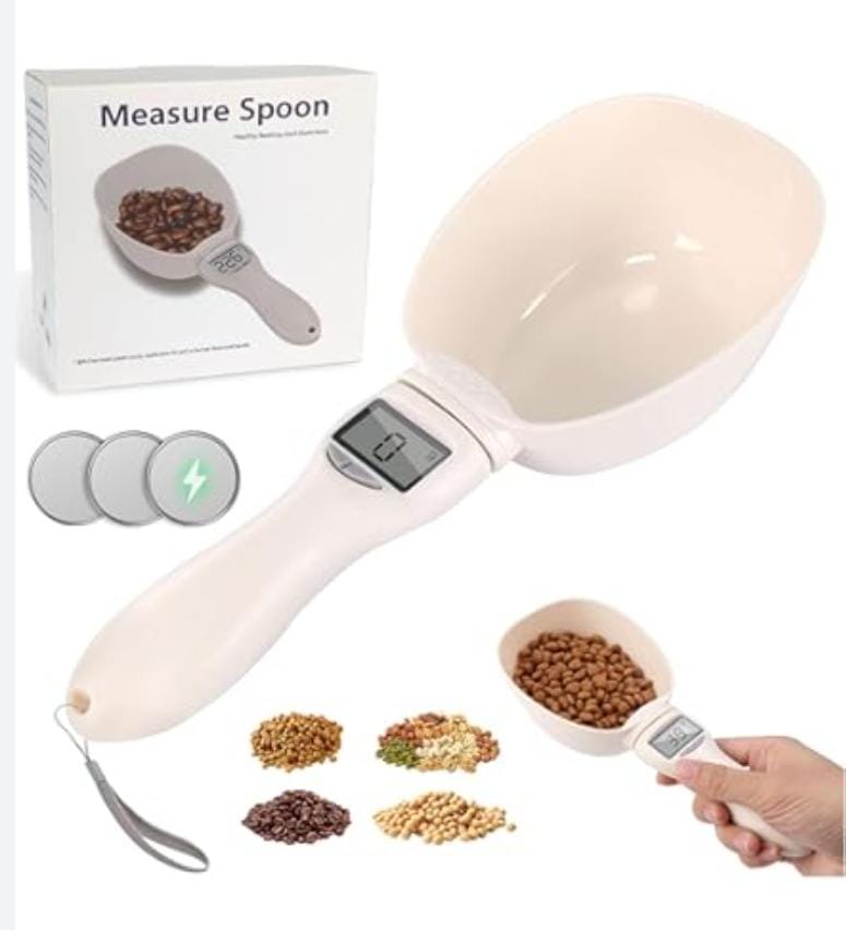 Mesure Spoon – Cuillère à mesurer numérique pour chat et chien, précision et facilité d’utilisation