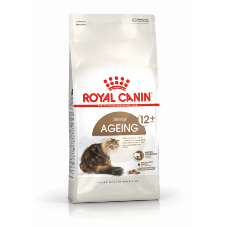Royal Canin Ageing 2kg – Croquettes pour chats seniors de plus de 12 ans, soutien immunitaire et santé articulaire